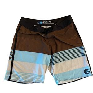 Billabong Mens Shorts Taj Burrow Platinum Recycler Series Gravity Stretch Sz 38